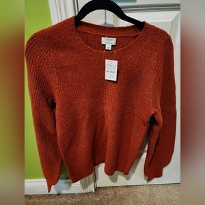 NWT J.Crew Puff Sleeve Extra Soft Yarn Sweater